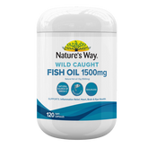 Nature's Way Wild Caught Fish Oil 1500mg 120 Capsules